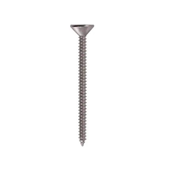 PANSIAM Nickel Flat Head Self Tapping Screw TF-1020 Size 10 x 2 Inch (Pack 100 Pcs.). 100% оригинал