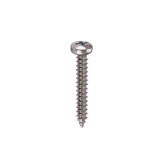 PANSIAM Nickel Pan Head Self Tapping Screw TP-610 Size 6 x 1 Inch (Pack 100 Pcs.). 100% оригинал