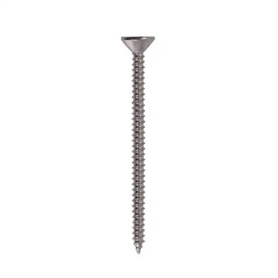 PANSIAM Nickel Flat Head Self Tapping Screw TF-720 Size 7 x 2 Inch (Pack 100 Pcs.). 100% оригинал