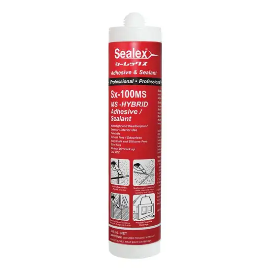 SEALEX White Silicone Sx-100MS Size 300 ml. 100% оригинал