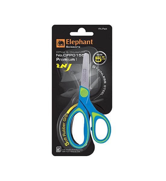 ELEPHANT Blue Scissors PREMUM OFP0155 Size 5 Inch. 100% оригинал