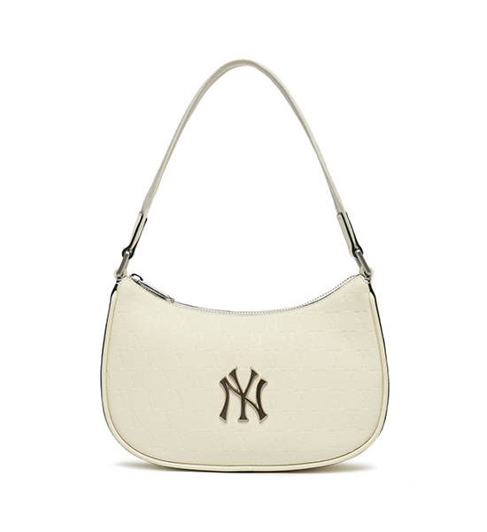 MLB EMBO MONOGRAM HOBO BAG 3ABQS022N 50CRS NEW YORK YANKEES Cream. 100% оригинал