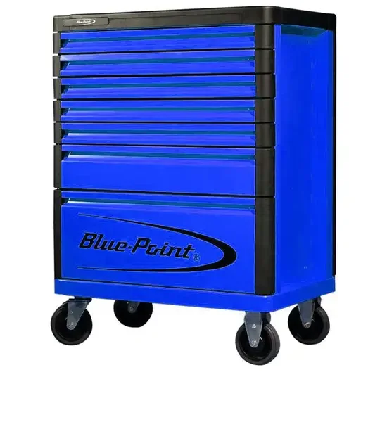 Blue-point Roll Cabinet with Protective Bumper 7 Drawers Size 26 KRB3007BLU Dark Blue. 100% оригинал