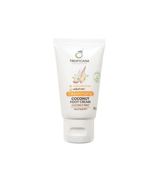 TROPICANA Cold-Pressed Coconut oil Foot Cream Non-Paraben 75 g.. 100% оригинал