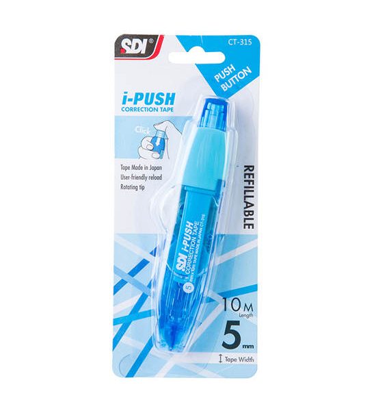 SDI Correction Tape 5mm.x10m. Blue. 100% оригинал