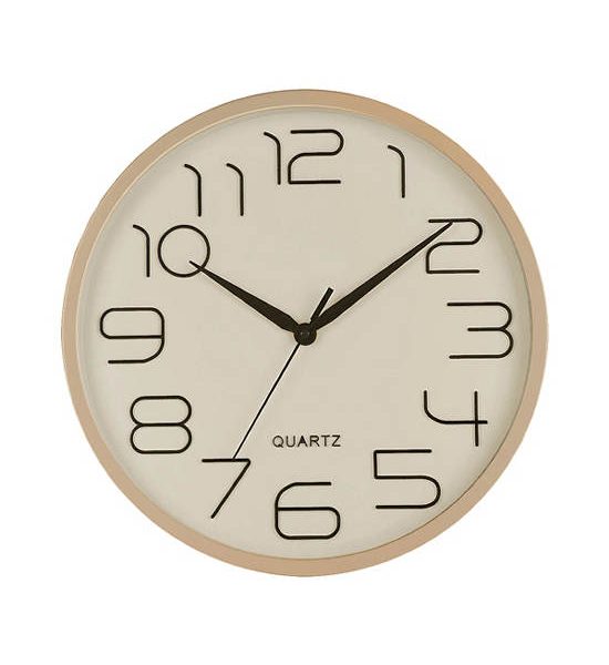 KASSA HOME Beige Wall Clock NEAT KASSA HOME JH6421 Size 30.5 x 30.5 x 4.3 cm. 100% оригинал