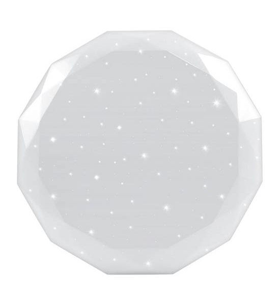EVE LIGHTING Ceiling Lamp Acrylic LED 24 W Daylight  Sphere Diamond 24W DL Size 33x33x6 CM. White. 100% оригинал
