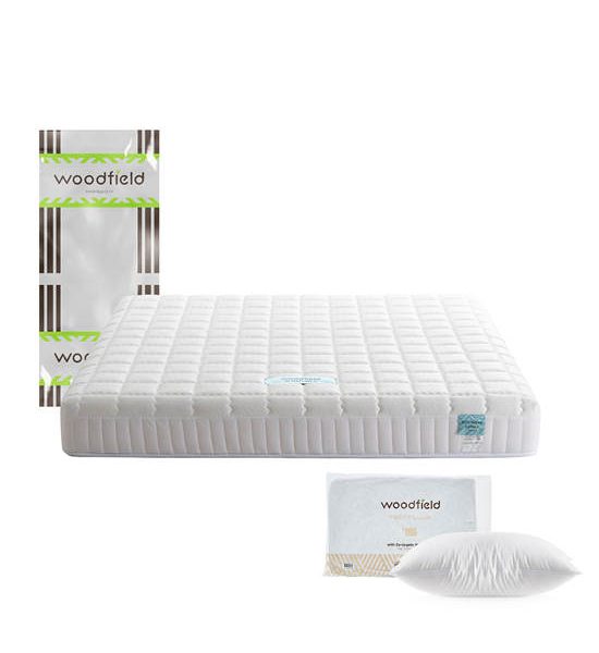 WOODFIELD Mattress W-NATURE II - 6 ft. White. 100% оригинал