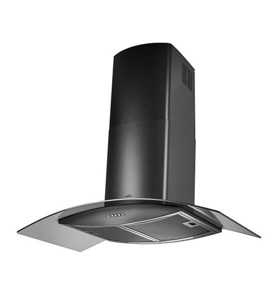 MEX Black Stainless steel with glass chimney hood Model KV737B90. 100% оригинал