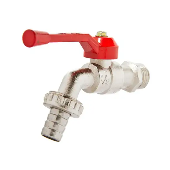 3P Red Ball Tap with Hose 3P No. 3P-003 Size 1/2 Inch. 100% оригинал