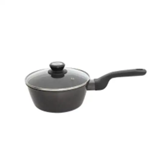 SEAGULL Ultimate handle pot 20 cm. with glass lid (Black). 100% оригинал