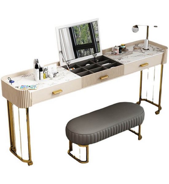 SHIRA FURNITURE (Per-order 30 Day) beige - Dressing table with casters, size 190. 100% оригинал