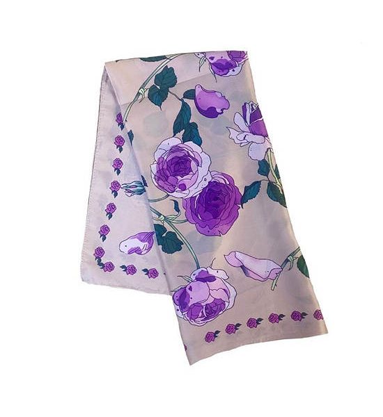 micaela Satin Square Scarf 20015B. 100% оригинал