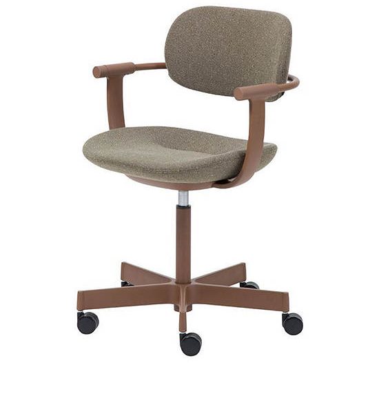 MODERNFORM Brown - Vertebra03 Chair Brown Legs With Wheels Olive. 100% оригинал