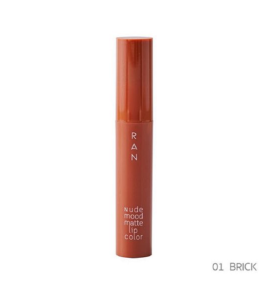 RAN COSMETIC RAN Nude Mood Matte Lip Color 03 Burn 4 ml. 100% оригинал