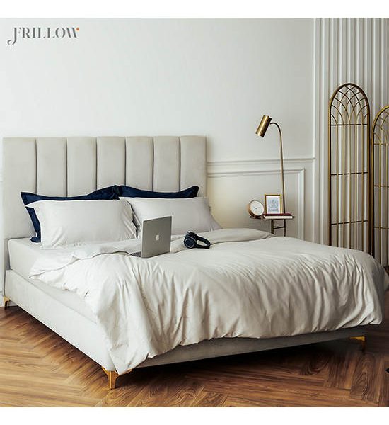 FRILLOW Duvet Cover - 100" X 90": The phenomenon Collection, Design - flawless sand. 100% оригинал