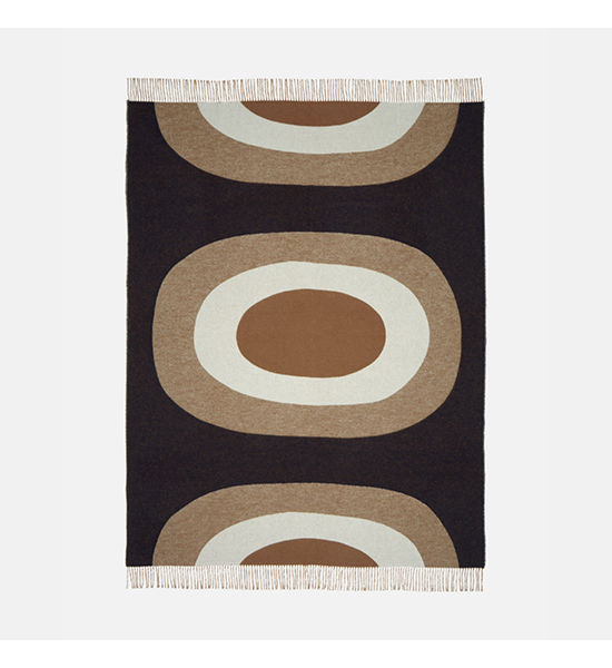 MARIMEKKO BROWN MELOONI THROW 130X170CM. 100% оригинал