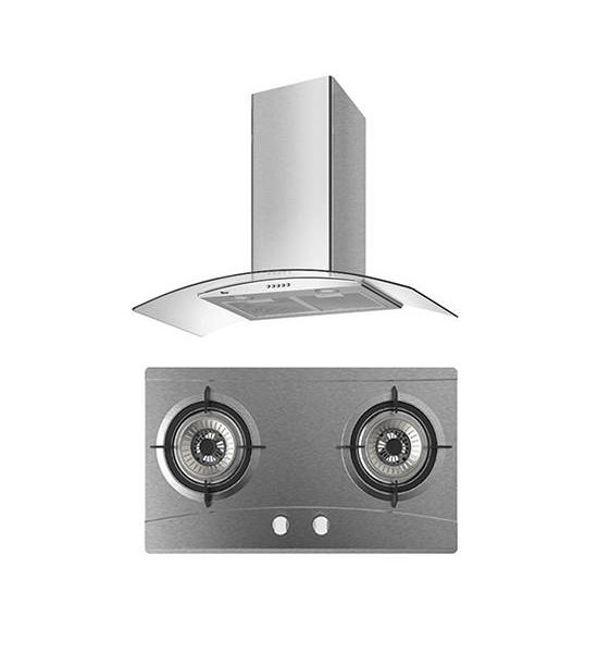 TECNOGAS SET SILVER COOKER HOOD TNS HD 3490K-AC and SILVER HOB TNS HB JET SS. 100% оригинал