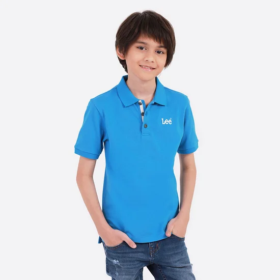 LEE KIDS Boy's Polo Short Sleeve LK K2003105 Blue. 100% оригинал