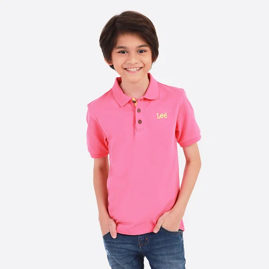 LEE KIDS Boy's Polo Short Sleeve LK K2003106 Pink. 100% оригинал