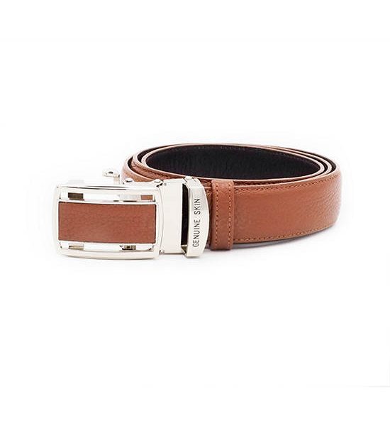 la franche Autolock Belt Set, Pebble Pattern Genuine Cow Leather 2AL0110 Brown. 100% оригинал