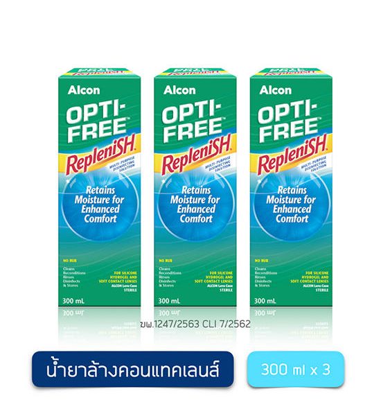 Opti-Free Replenish 300ML Pack3. 100% оригинал