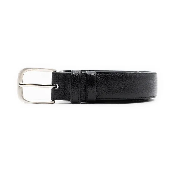 la franche Pebble Pattern Genuine Cow Leather Belt Set 2W0056 Black. 100% оригинал