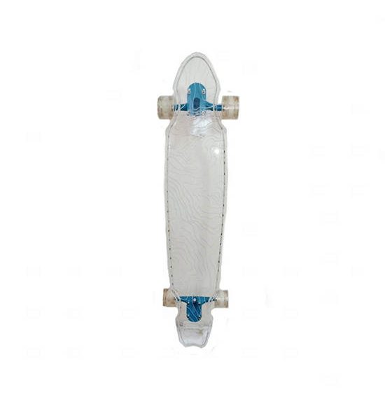 GHOST LONGBOARD Longboard Topography Acrylic LED Clear 40 inches. 100% оригинал