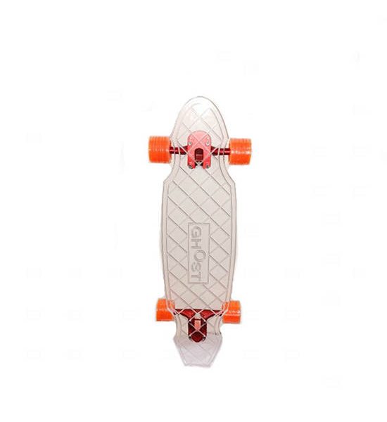GHOST LONGBOARD Waffle Cut Acrylic Clear Skateboard 30 inches. 100% оригинал
