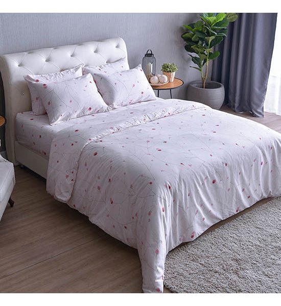 LUCKY MATTRESS 6 FT. CD 017 BED SHEET COTTON 100% SIGNATURE COTTON COLLECTION PINK. 100% оригинал