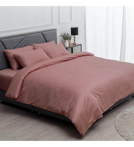 LUCKY MATTRESS 5 FT. JC 005 COTTON JACQUARD DUVET COVER (188 X 228 CM.) PINK. 100% оригинал