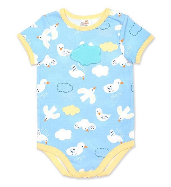 AUKA Blue,Bodysuit ,Cloud in the sky.. 100% оригинал