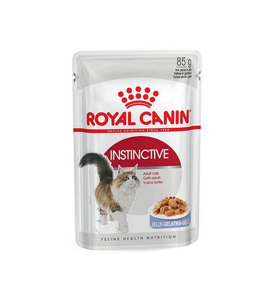 ROYAL CANIN Instinctive Adult Wet Cat Food in Jelly 85 g. 100% оригинал