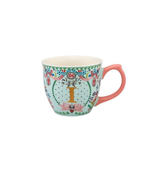 Cath Kidston Cream Emily Fine China Alphabet Mug I Lillies Posey. 100% оригинал