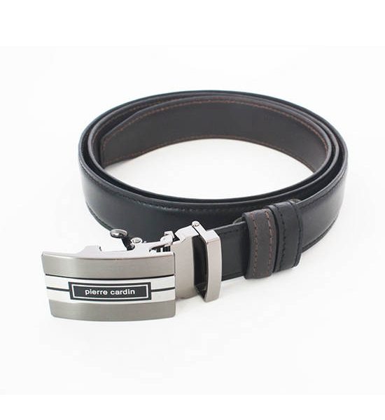 PIERRE CARDIN Black belt Leather PBM8-APJ1 BK. 100% оригинал