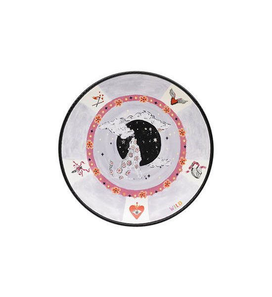 Cath Kidston PINK SIDE PLATE SPIRIT ANIMALS. 100% оригинал