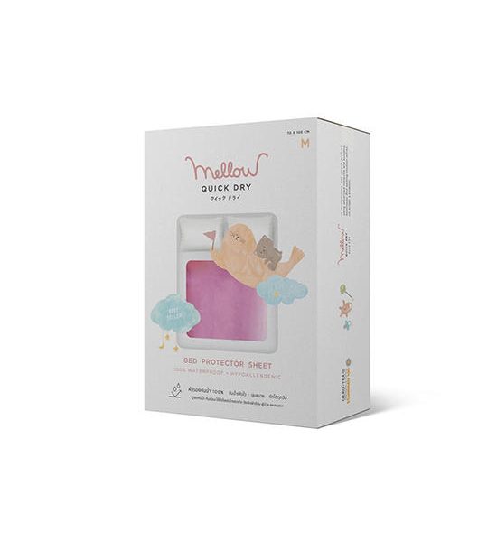 MELLOW 100% Quickdry L 100x140cm. Urinal pad Pink. 100% оригинал