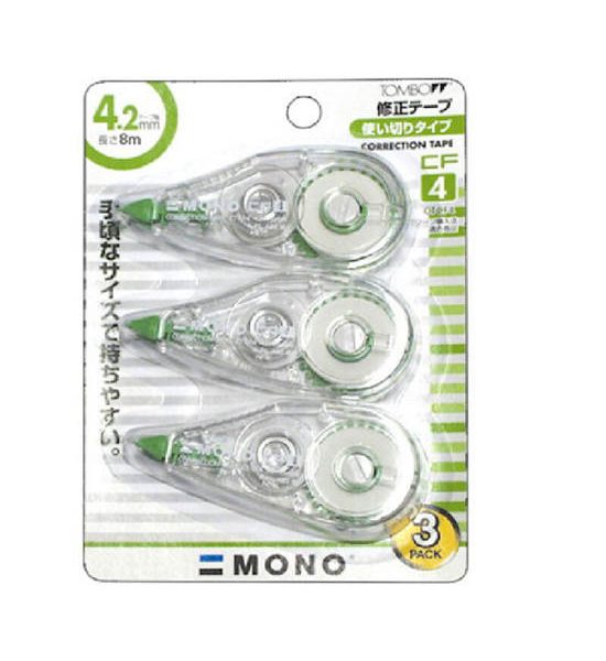 TOMBOW Correction Tape 4.2mm.x8m.(3/Pack)(CT-CF4). 100% оригинал