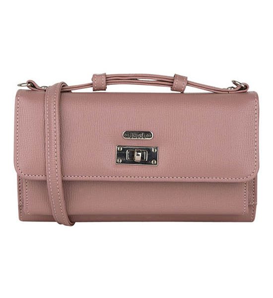 JACOB INTERNATIONAL Pink V32167 Jacob bags. 100% оригинал