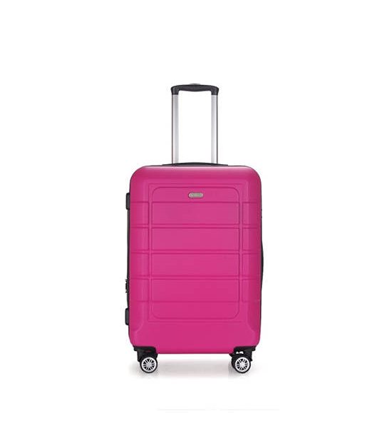 HQ LUGGAGE Pink 8853X 24 inch Hard Case ABS Luggage. 100% оригинал