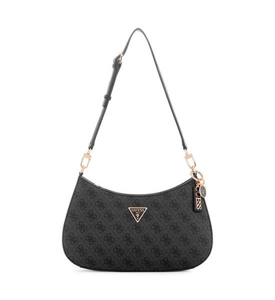 GUESS BAG BG787918 NOELLE TOP ZIP SHOULDER BAG, BLACK COLOR. 100% оригинал