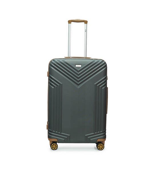 HQ LUGGAGE Grey 8885 26 inch Hard Case ABS Luggage. 100% оригинал