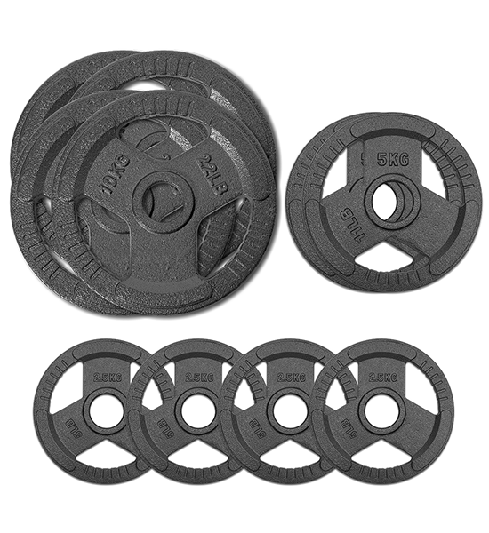 IRONTEC Model: Olympic -  WEIGHT PLATE x10 60KG (black). 100% оригинал