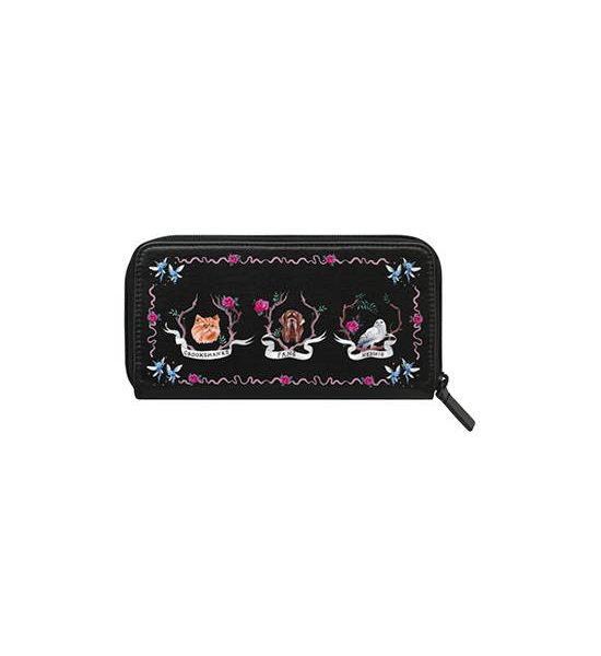 Cath Kidston Black HP Continental Zip Wallet Magical Creatures Continental Wallet. 100% оригинал