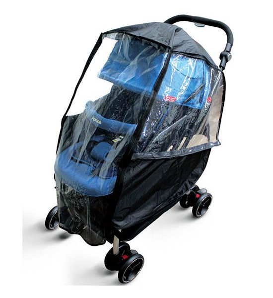 PRINCE&PRINCESS Black Stroller Rain Cover. 100% оригинал