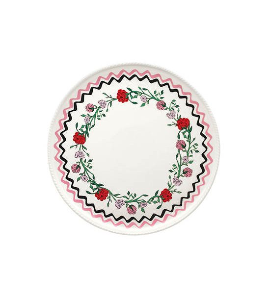 Cath Kidston Pink Round Platter Rose Garland Platter. 100% оригинал