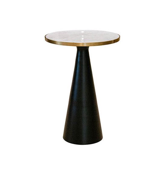 CHIC REPUBLIC White/Antique Brass Side Table CARACUS/39. 100% оригинал