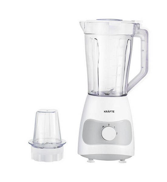 KRAFTE Blender (400W, 1.5L) KR-64BL01WH. 100% оригинал