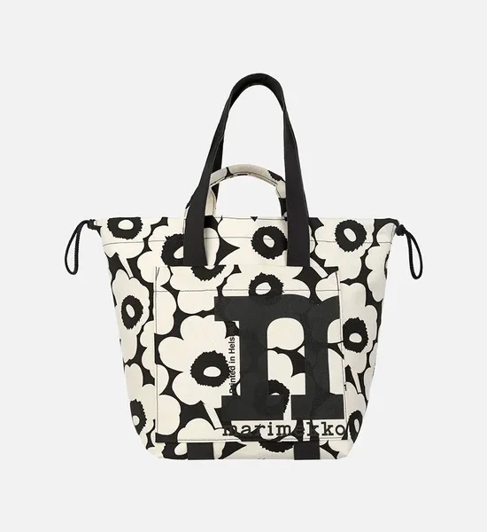 MARIMEKKO WHITE WOMAN BAG MONO CITY TOTE UNIKKO. 100% оригинал