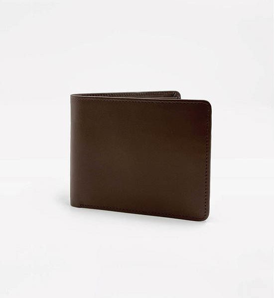 BANGKOK BOOTERY US Card Lamb Wallets for men size 11.5 cm. : Brown. 100% оригинал